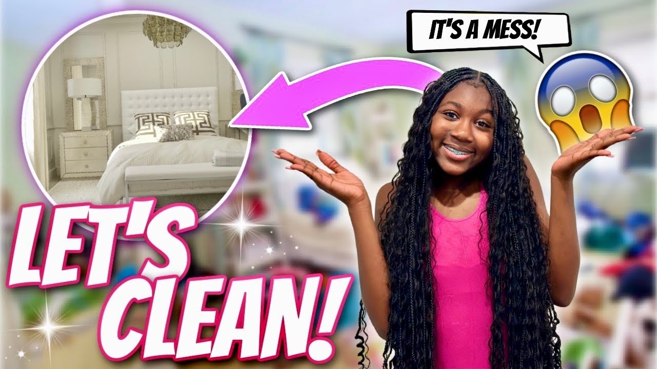CLEAN MY MESSY ROOM WITH ME!