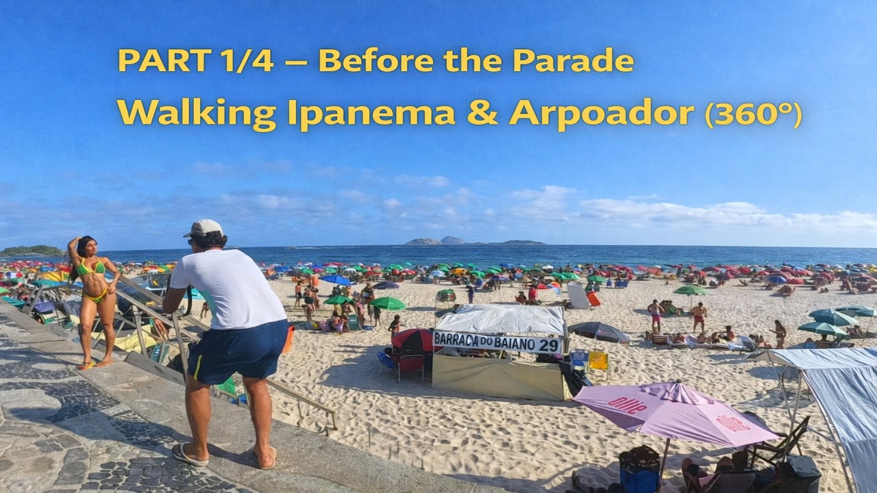 Carnaval 2026 🎭 | Banda de Ipanema 🎉☀️ | Music, Color & Joy in Rio de Janeiro | Part 1/4