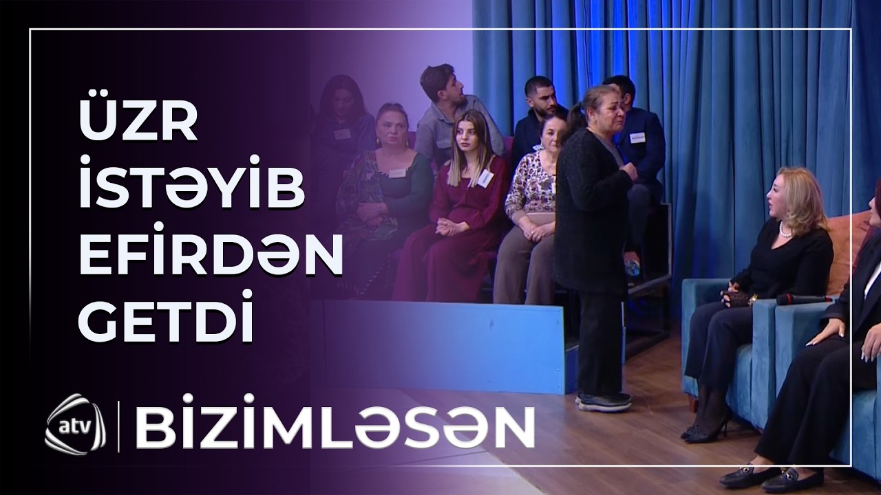 Sabahxanım üzr istəyib efirdən getdi / Bizimləsən