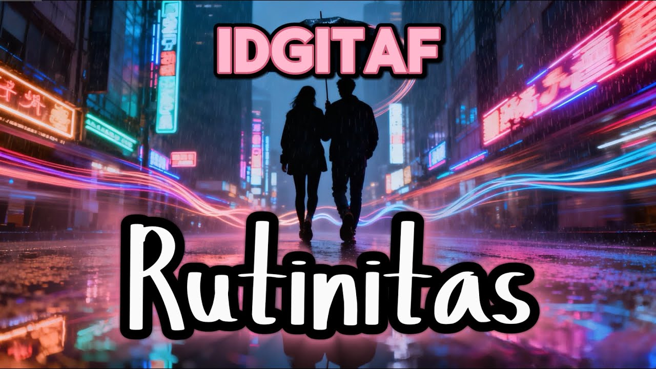 Rutinitas - Idgitaf (Melancholic Pop Punk Cover) Lyric Video by Echoes of Avenue