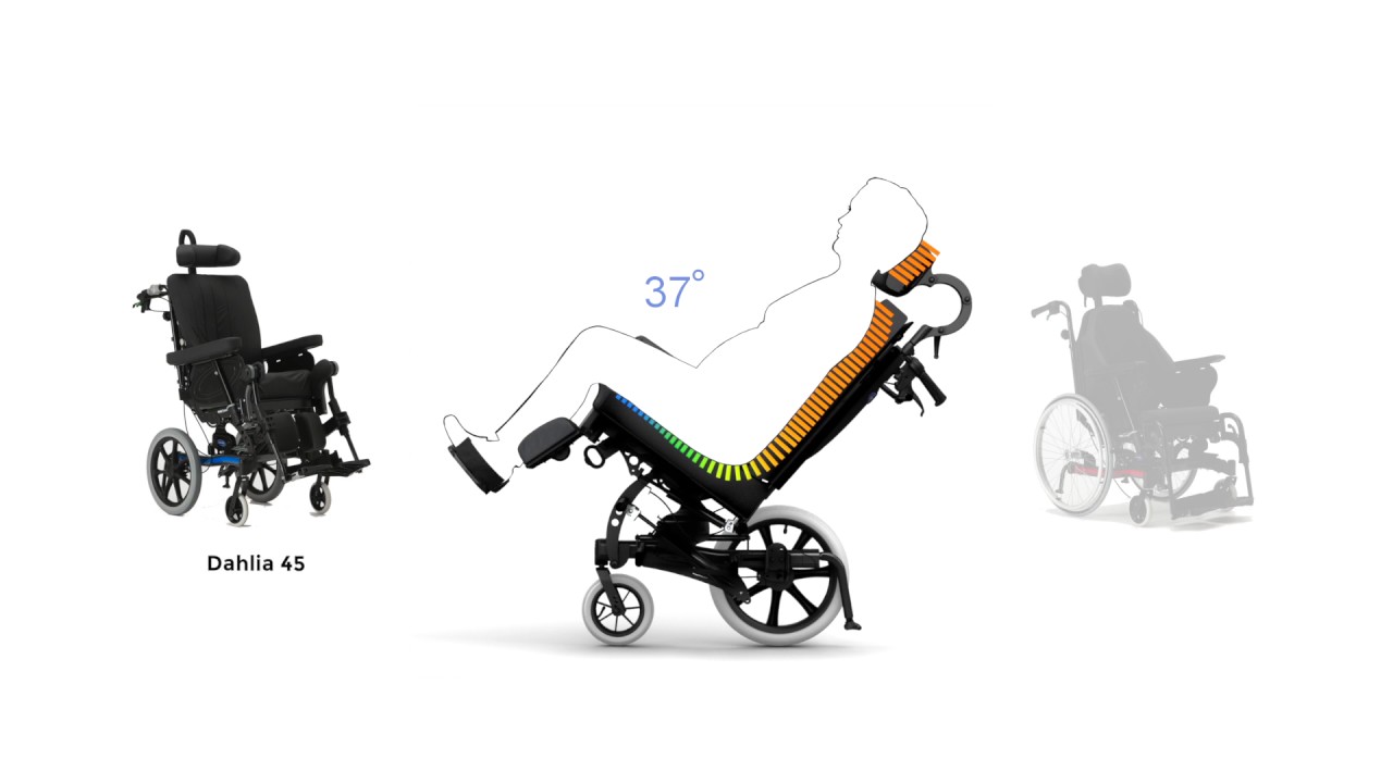 Ryg-/sædesystem til kørestole: Invacare Rea Flex 3