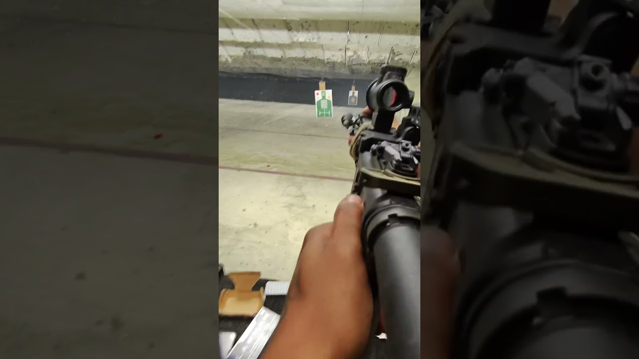 10.5 suppressed 5.56 with dead air sandman L #gunsofyoutube #supressed #rangeday #stressrelief