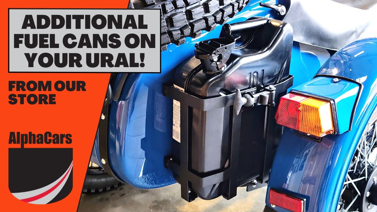 Increase Your Ural's Range with This Right-Side Fuel Canister Mount!