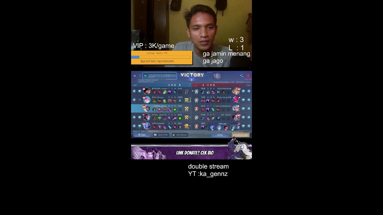 streamer kecil MLBB