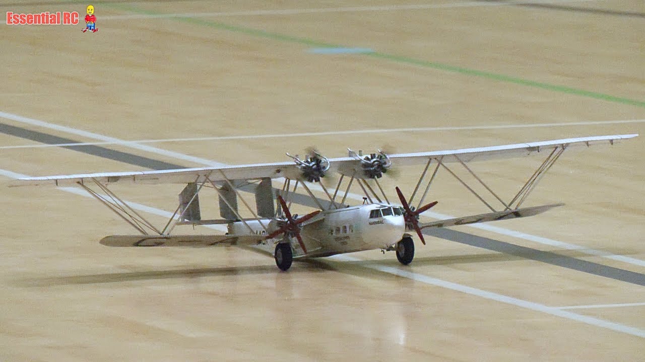 Brilliant aero-modelling ! Handley Page HP42 (Andrew White) | BMFA Scale Indoor RC Nationals 2024