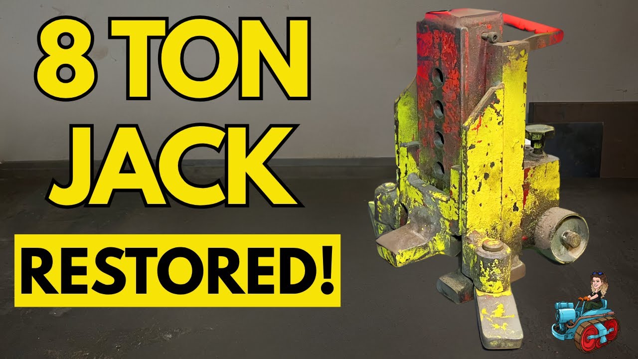 CAN I SAVE THIS 8Ton Jack? FULL RESTORATION!