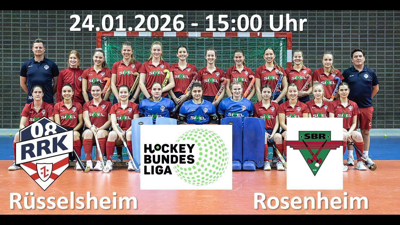 2. Bundesliga Hockey - Damen - Halle - Gruppe Süd - Rüsselsheimer RK vs. DJK Rosenheim