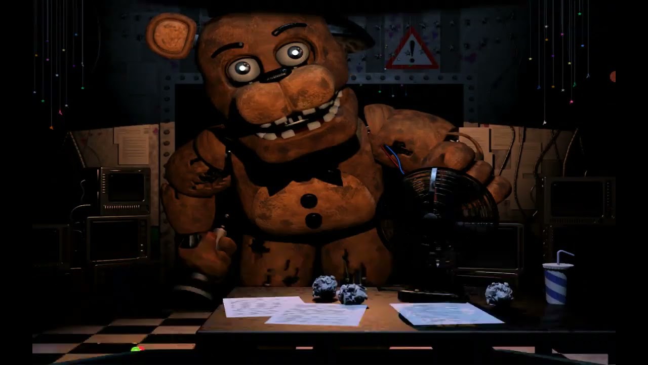 Tratando de pasarme la noche número 5 de five nights at freddy's 2