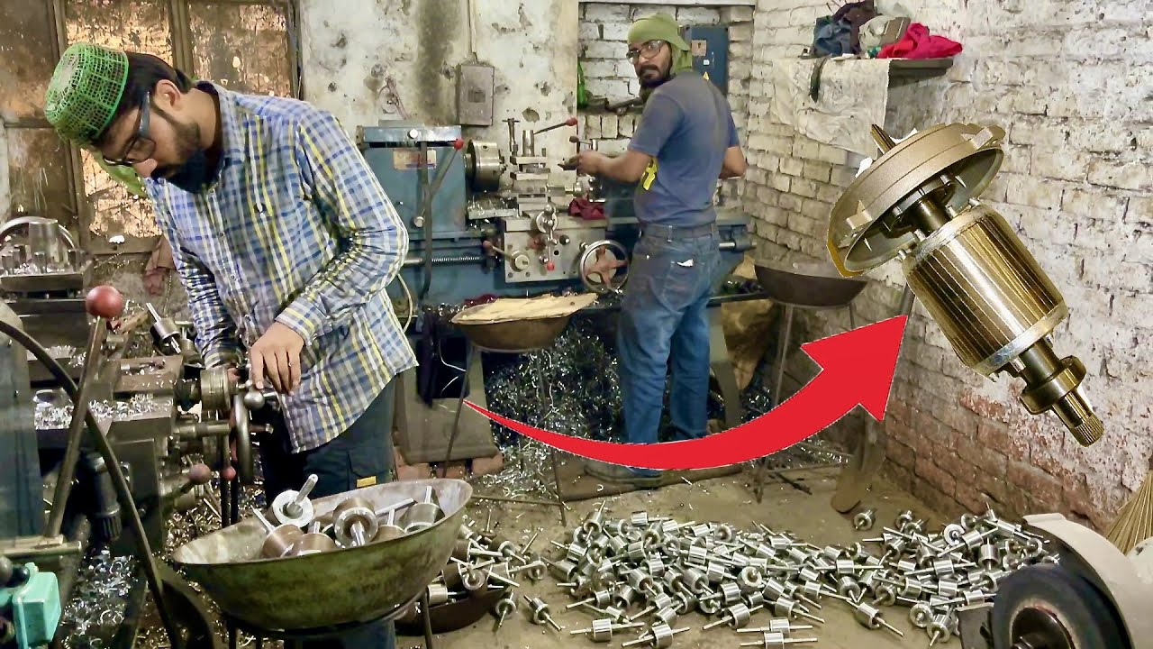 How to Make Ceiling Fan Rotor | Gujranwala Production | Ceiling Fan | Motor Rotor Local Production