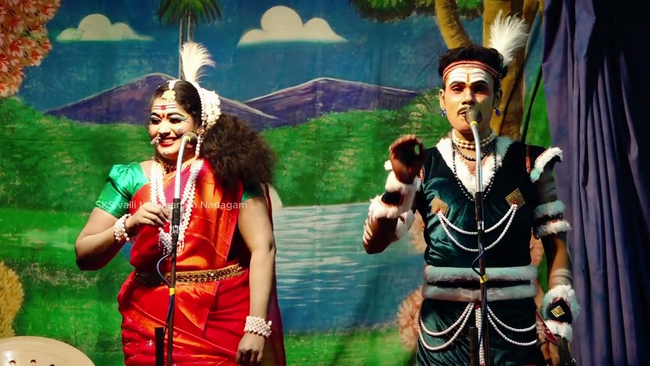 அசத்தலான நடிப்பு | தமயேந்திரன் வேடன் | S.சக்திபாரதி வள்ளி | வள்ளி திருமணம் 2024