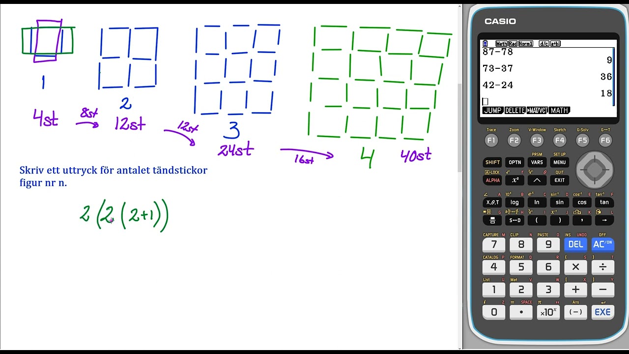 Matematik 5000+ 1c Uppgift 2442 a för reviderad ämnesplan 2021 v3