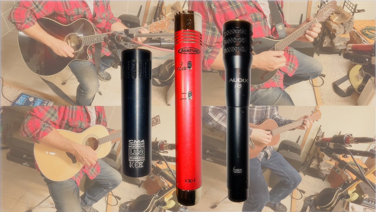Line Audio CM4, Avantone Pro CK1, and Audix f15 Small Diaphragm Condenser Comparison