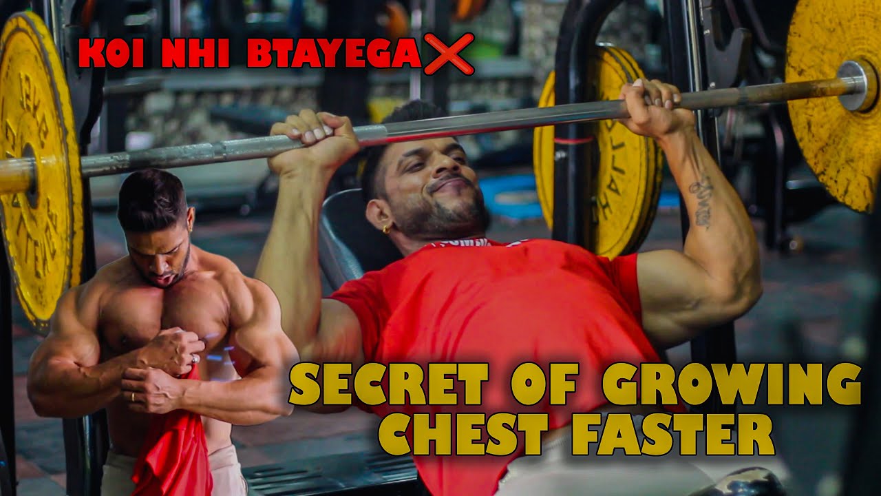 SECRET OF GROWING CHEST FASTER😱😱| KOI NAHI BTAYEGA YE SB🤐 @rahulfitness_ifbb