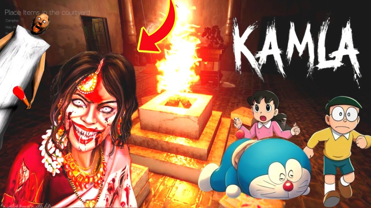 KAMLA & GRANNY kidnap Doraemon and his friends | KAMLA Escape By Nobita Shinchan| Granny vs Doraemon