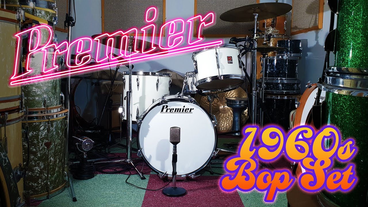 Premier Vintage Drums - 1960s Bop Set With Super Zyn Cymbals