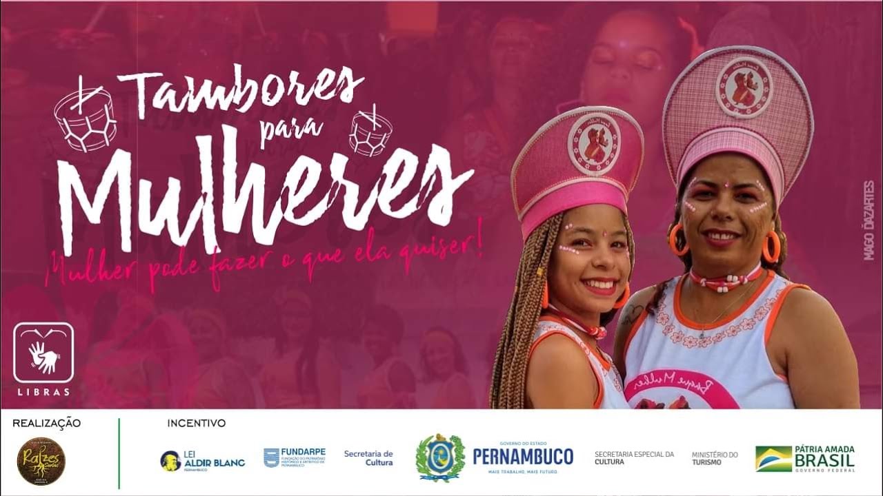2° MÓDULO - TOQUES ESPECÍFICOS BAQUE MULHER ARCOVERDE-PE PROJETO TAMBORES PARA MULHERES