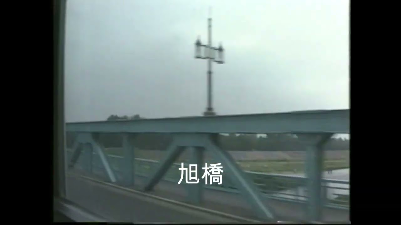 北海道旭川市内バス車窓風景6番片道、12番往復、