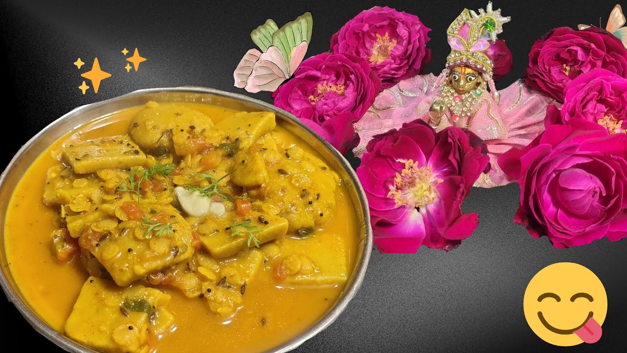 Satvik & tasty daal dhokli for thakur ji bhog 😋