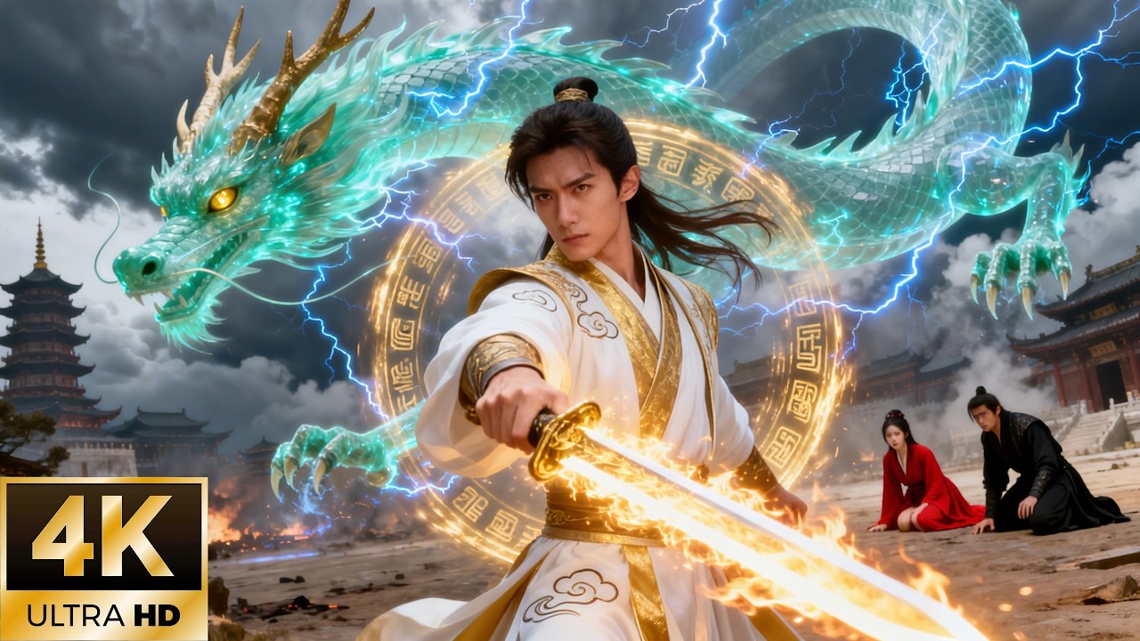 He gave up godhood for love,only to be betrayed.Now he slays love and rises as Dragon God!#movie