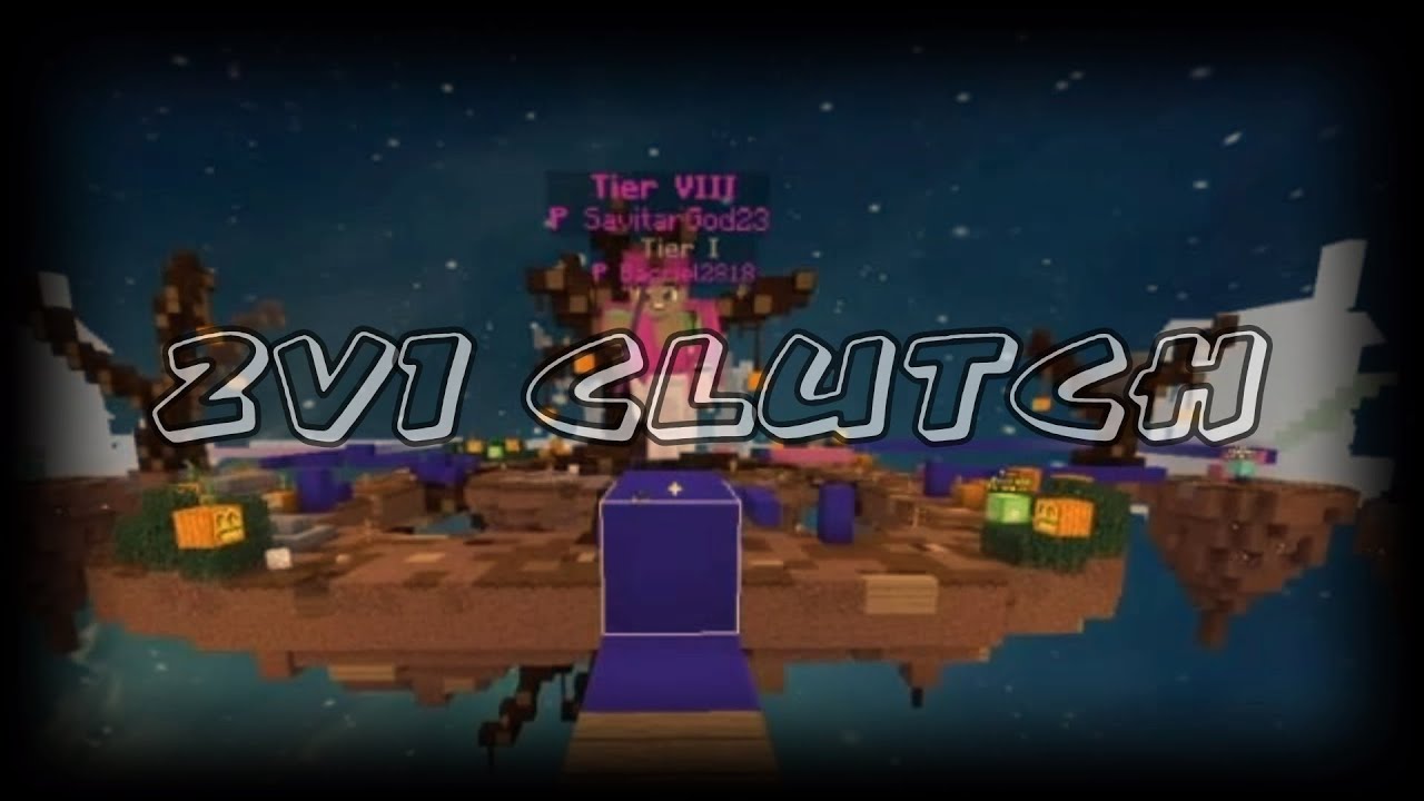 CRAZY 2v1 Clutch in Hyperlands Bedwars