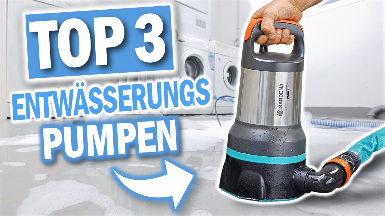 Die besten ENTWÄSSERUNGSPUMPEN 2026 (3 Preisklassen)