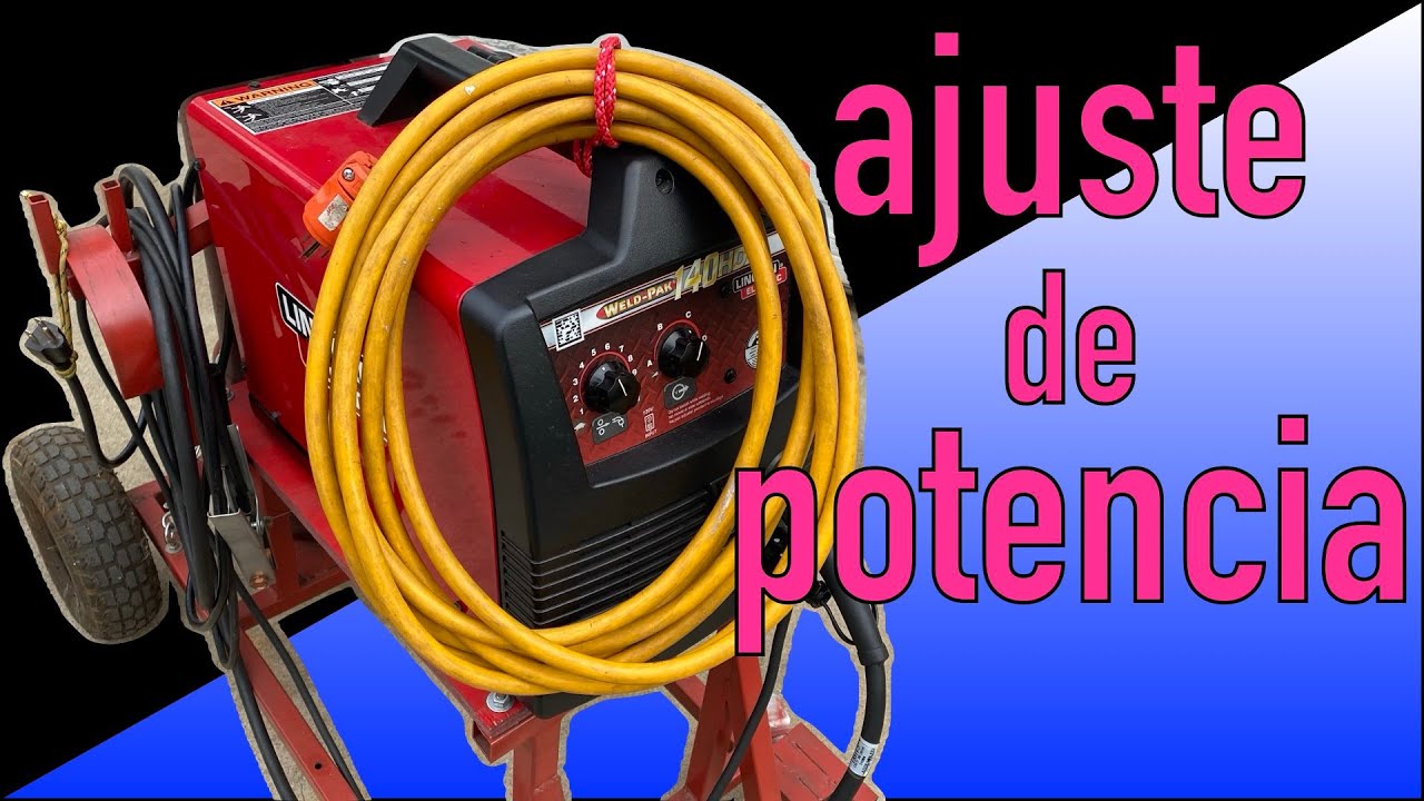COMO REGULAMOS la POTENCIA de la MAQUINA SOLDADORA.