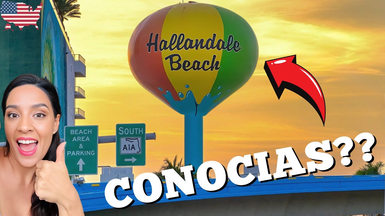 HALLANDALE Beach! 🏖️ Playas, 🛍️ COMPRAS y 🍴 GASTRONOMÍA!!