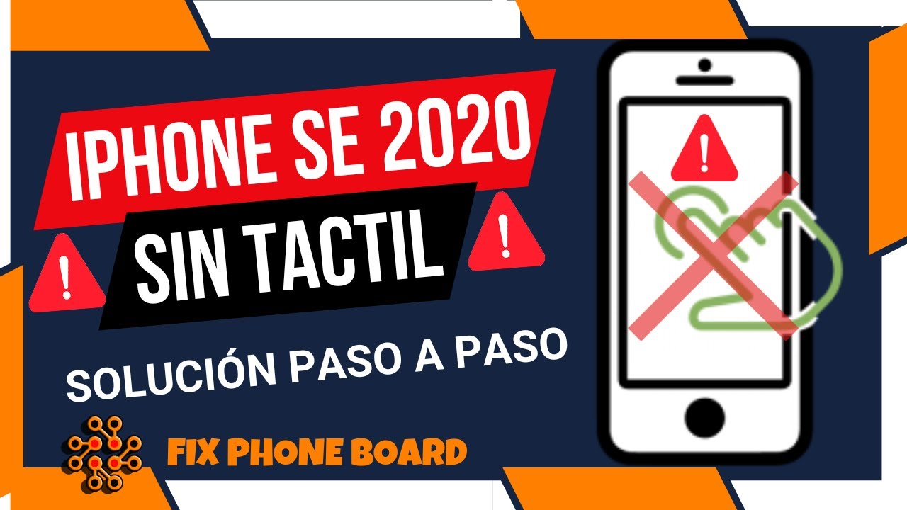 IPHONE SE 2020, no funciona el táctil , pérdida de conexión con CPU , solución, paso a paso.