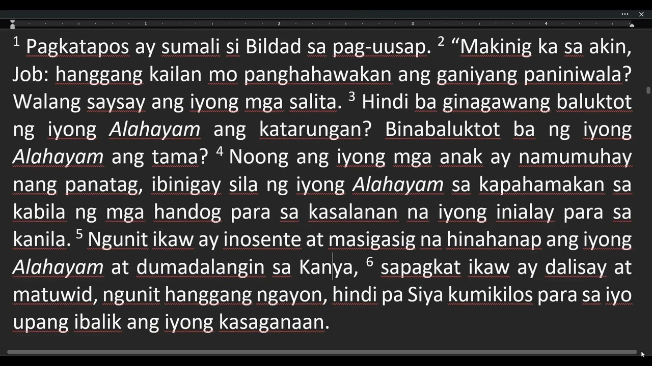 Job 8-14 Totoo ba ang multo?