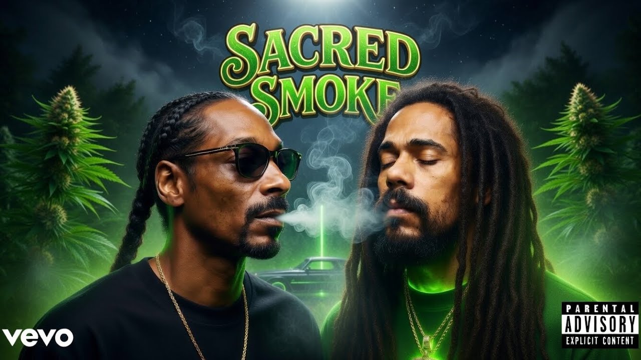 Snoop Dogg ft Damian Marley (Sacred Smoke) OFFICIAL LYRICS VIDEO 