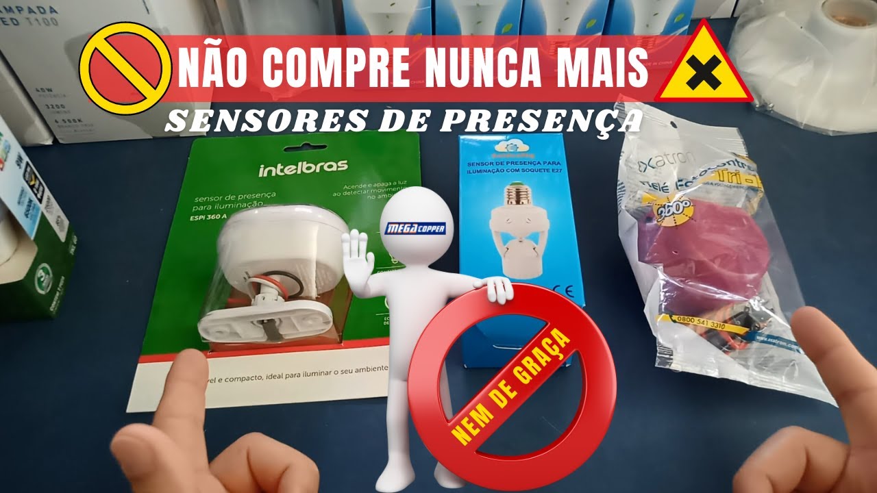 o melhor sensor de presença para iluminação