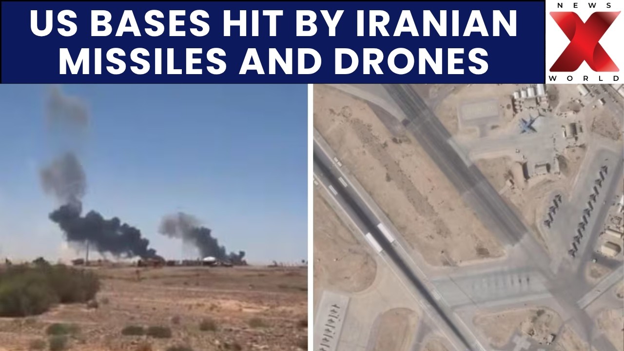 US Iran War: Iran Strikes US Bases With Missiles And Drones In Major Escalation | NewsX World