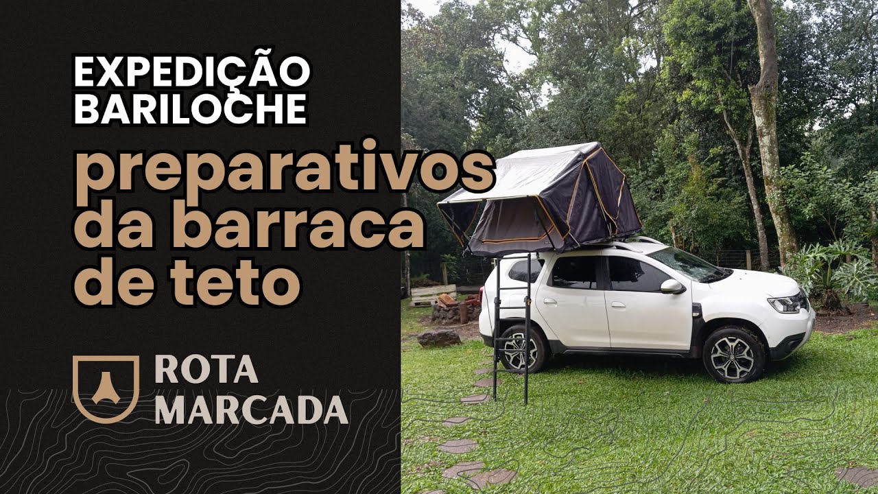 Expedição Bariloche - Preparativos da Barraca de Teto