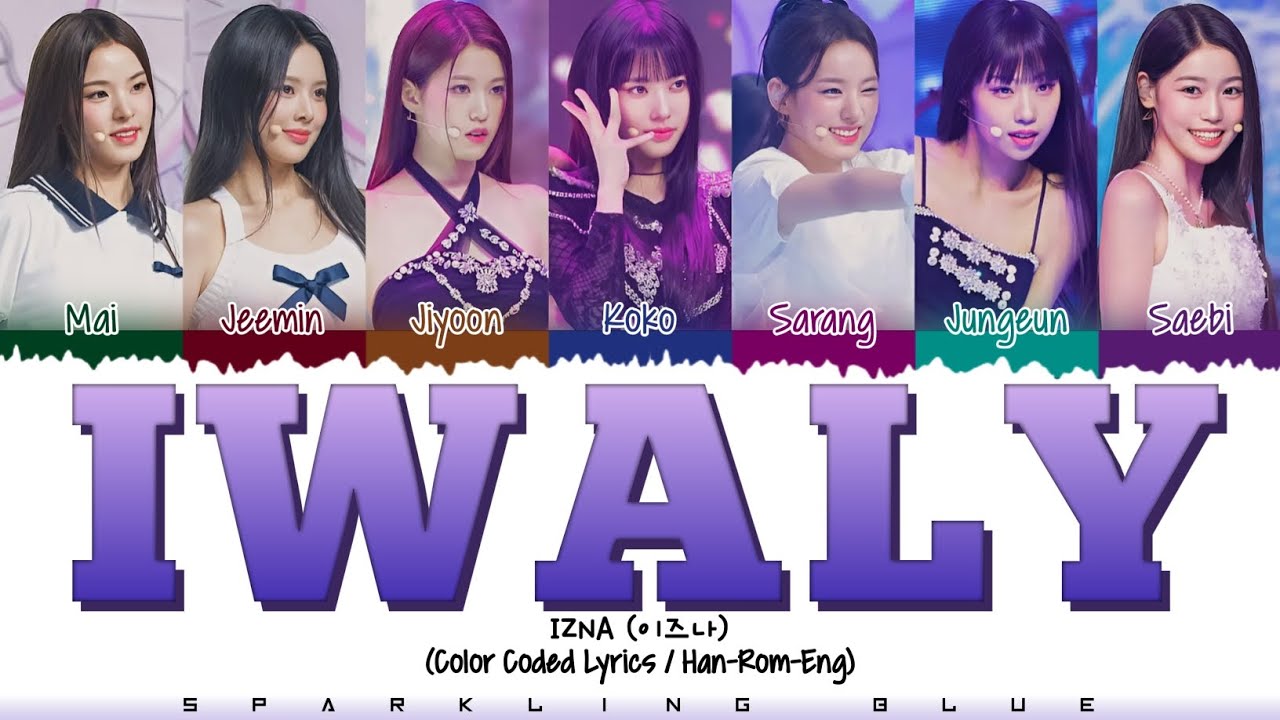 [AI COVER] IZNA (이즈나) 'IWALY' Lyrics [Color Coded Han_Rom_Eng]