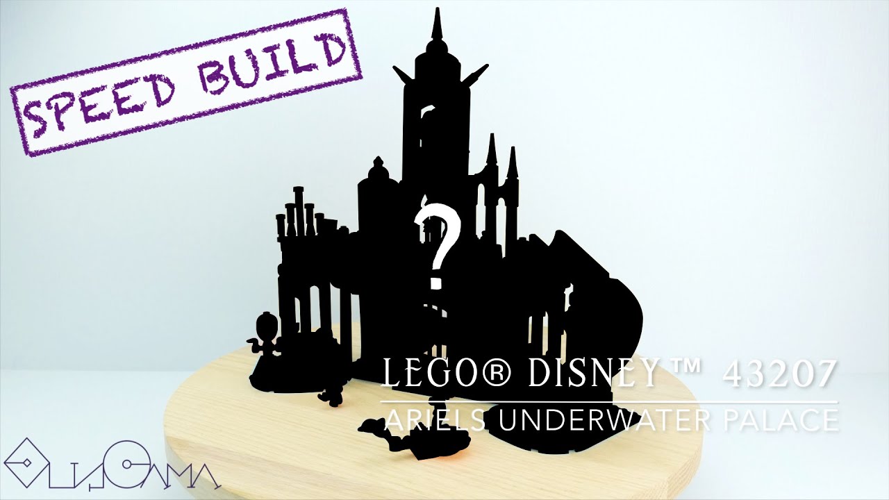 LEGO&reg; DISNEY&trade; Ariel&rsquo;s Underwater Castle 43207 SPEED BUILD