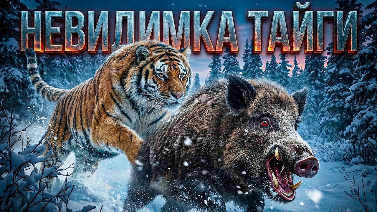 ОДИН ДЕНЬ ИЗ ЖИЗНИ ТИГРА: Охота на Кабана!