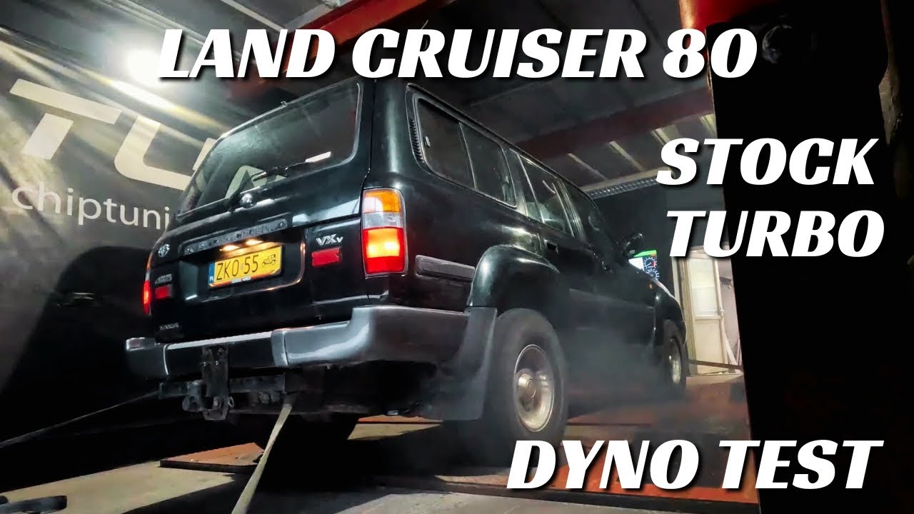 Toyota Land Cruiser 80 Series HDJ 4,2 Dyno Test #landcruiser #dynotest #superturbo #classictoyota 