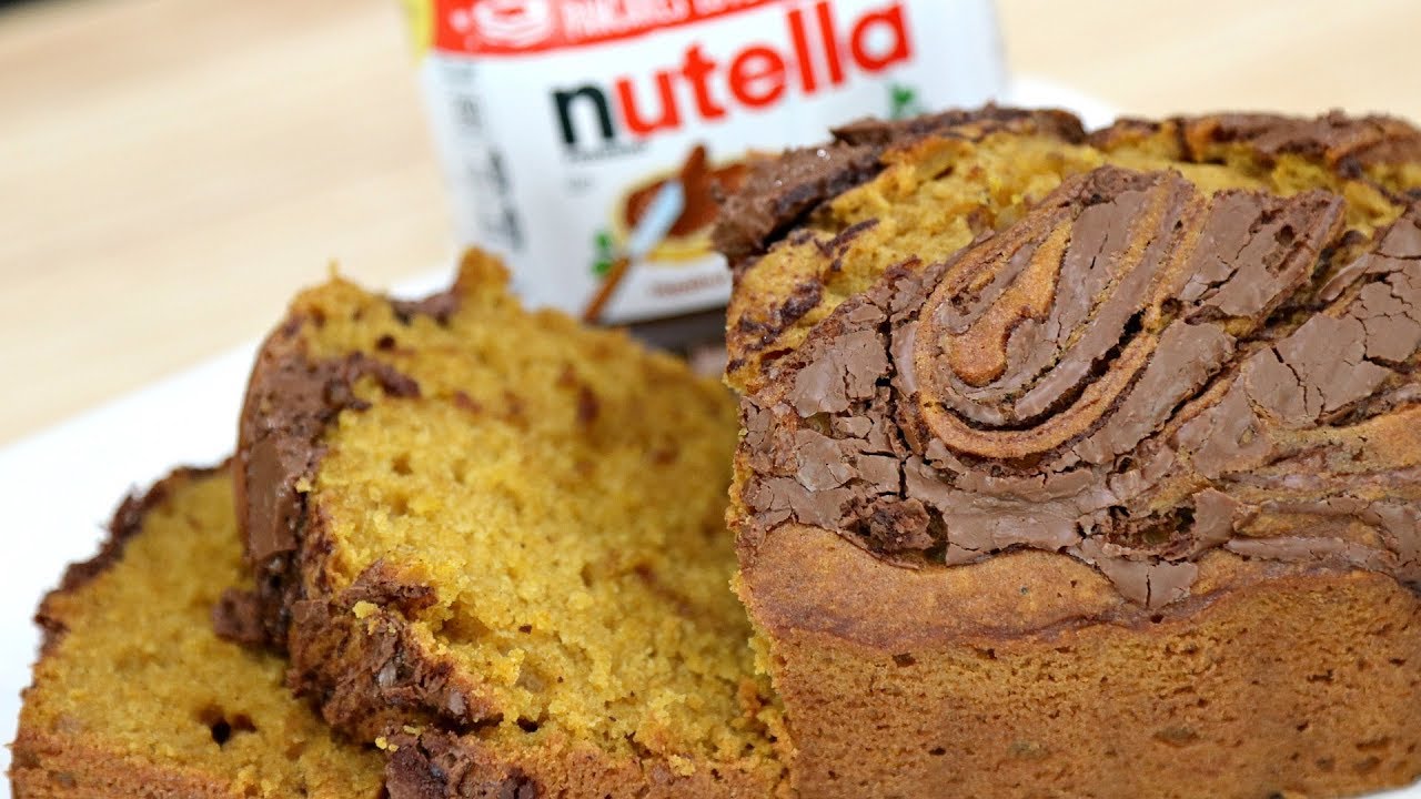 NUTELLA SWIRL PUMPKIN BREAD!