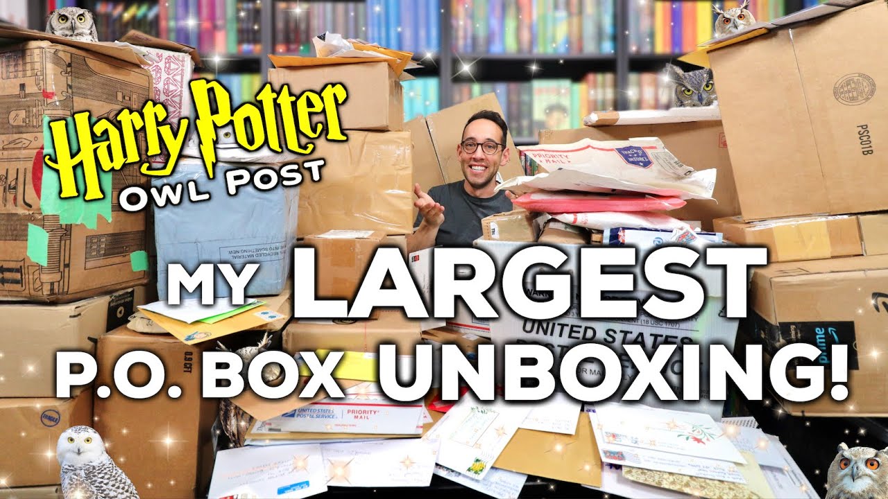 Harry Potter Owl Post | My LARGEST P.O. Box Unboxing EVER