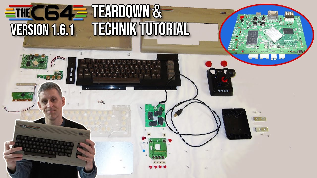 TheC64 / C64 Maxi (Version 1.6.1) - Teardown, Review & Technik Tutorial 2024 inkl. Praxistest 🪛