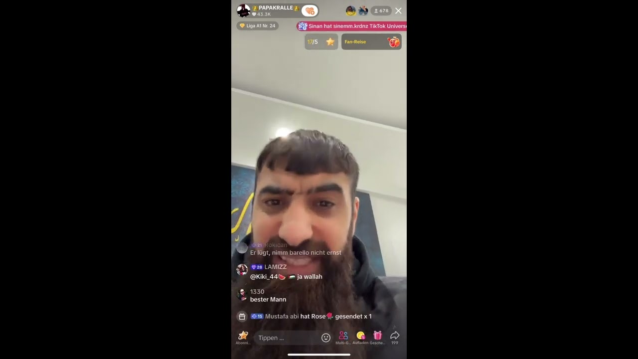 🚫 Barello dreht durch bei Papakralle 😂🤯 #tiktok #live #match #papakralle #barello #fitna