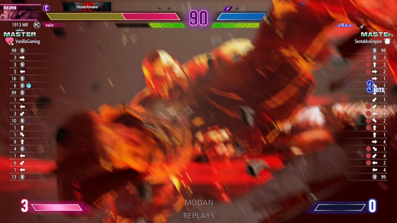 SF6 Modern Zangief 1800MR+ replays (CRF戦意絶消ザンギエフ)