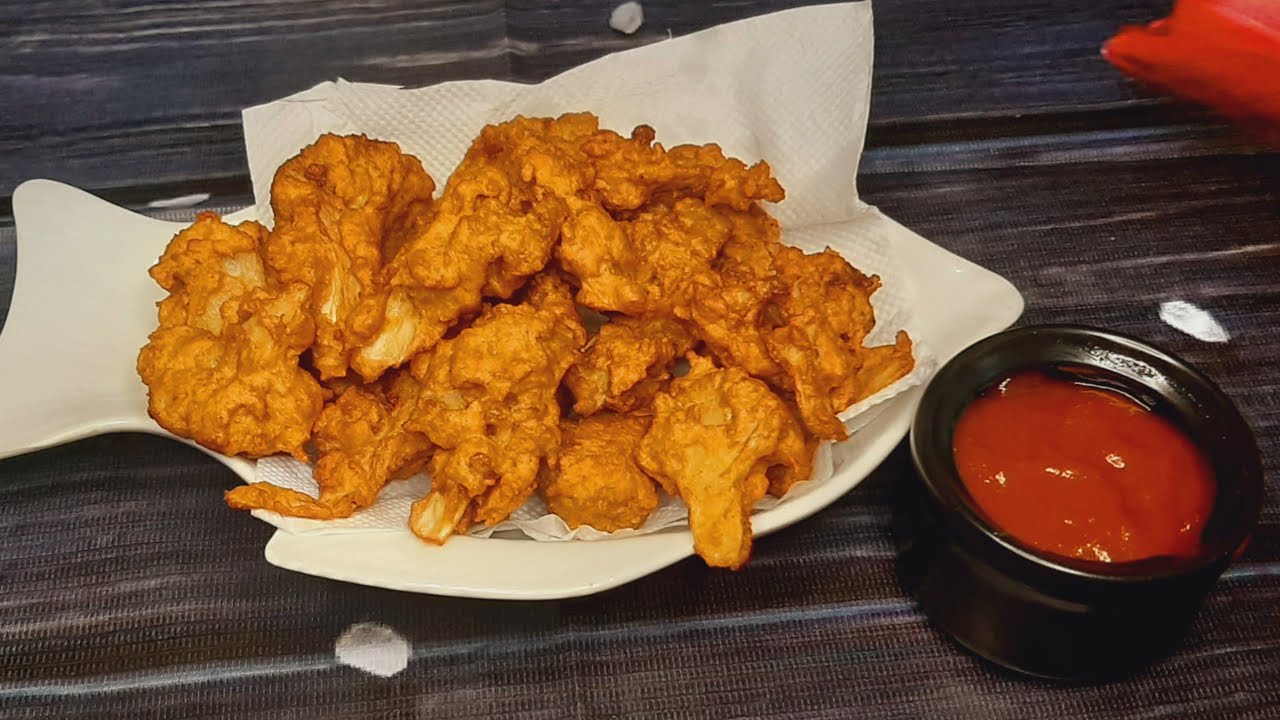 How To Make Cauliflower Pakora | Crispy Cauliflower Pakora Recipe
