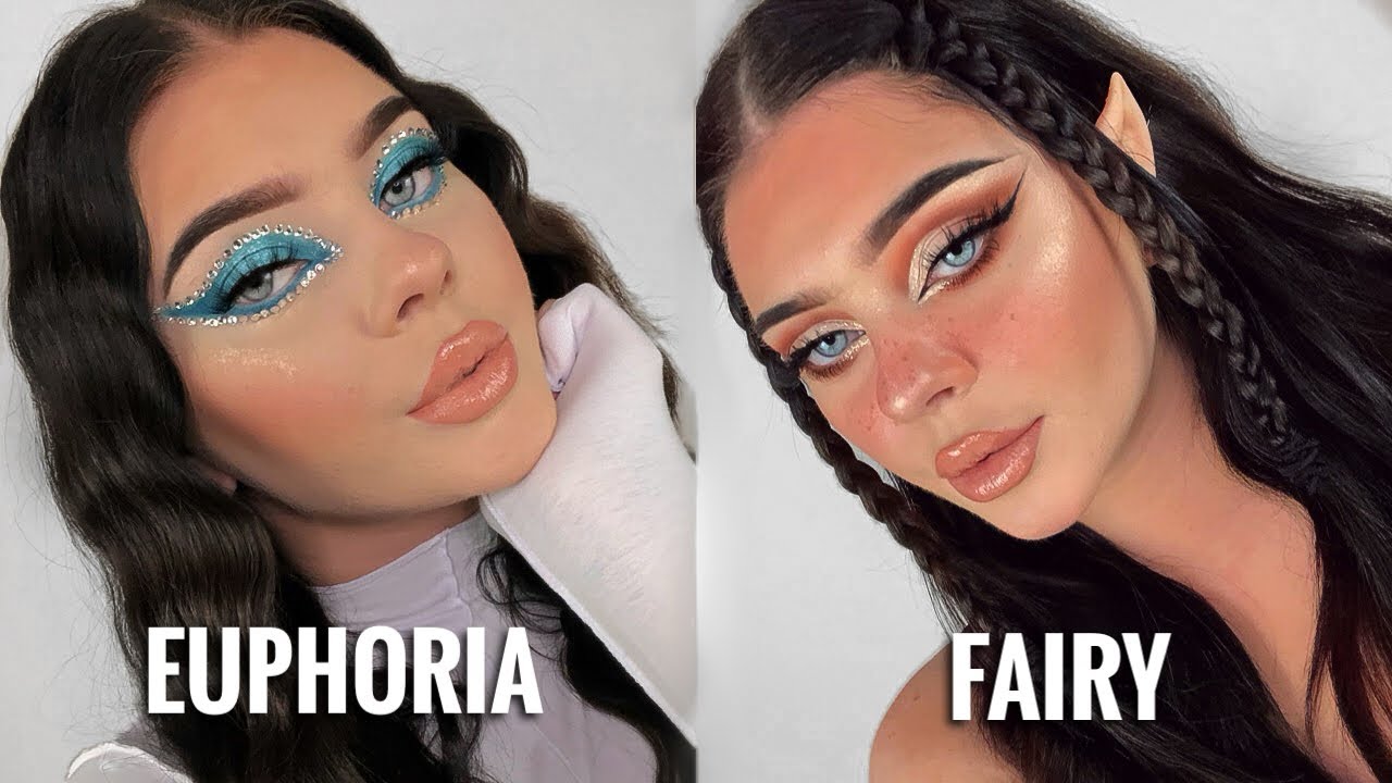 EASY HALLOWEEN MAKEUP IDEAS! | EUPHORIA + FAIRY TUTORIAL