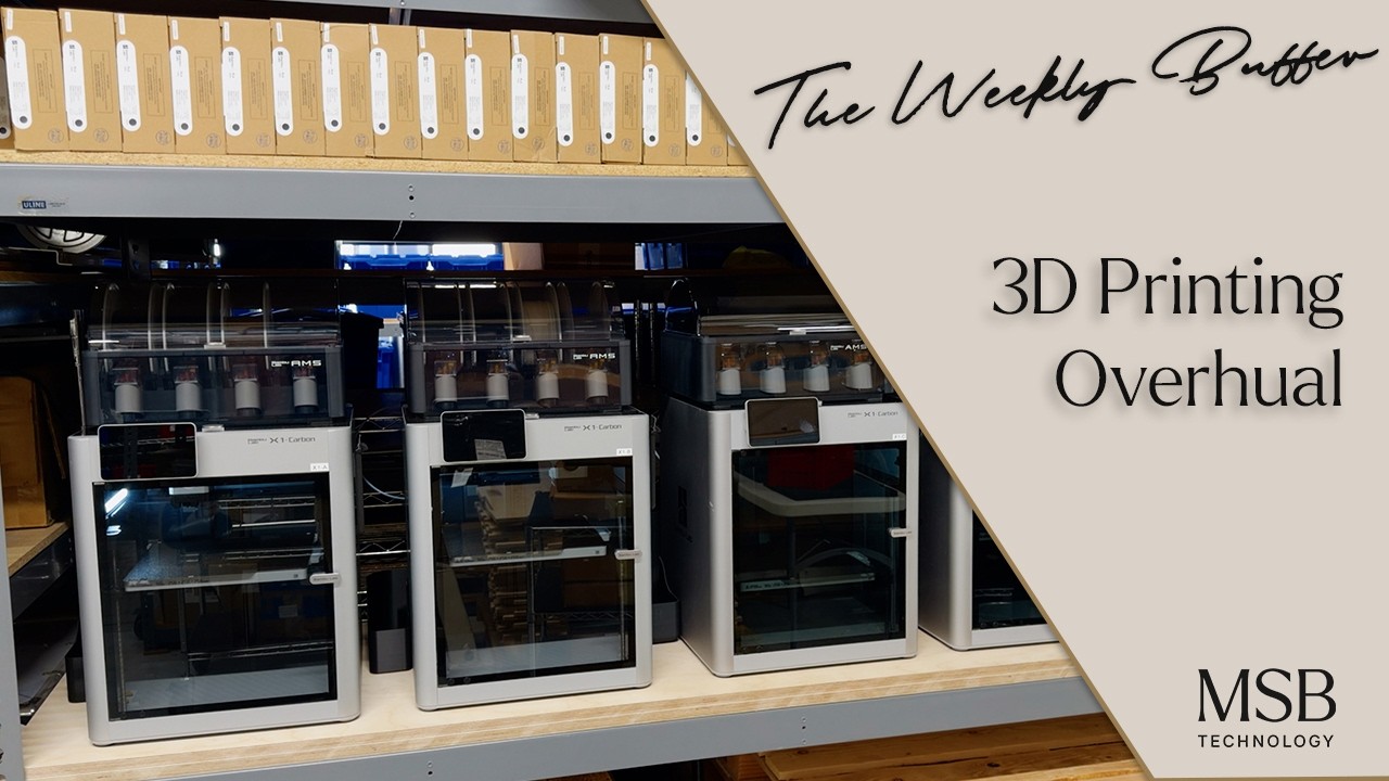 Weekly Buffer | 3D Printing Overhaul