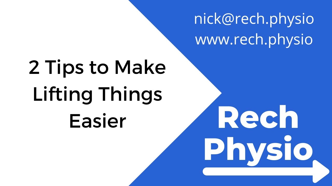 Tips to Make Lifting Easier | Deadlift Form | Grand Island NE | Physical Therapist | Rech Physio