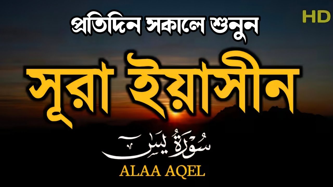 প্রতিদিন শুনুন শেরা কন্ঠে সূরা ইয়াসিন | Best Quran Tilawat For Ramadan | Surah Yaseen by Alaa Aqel