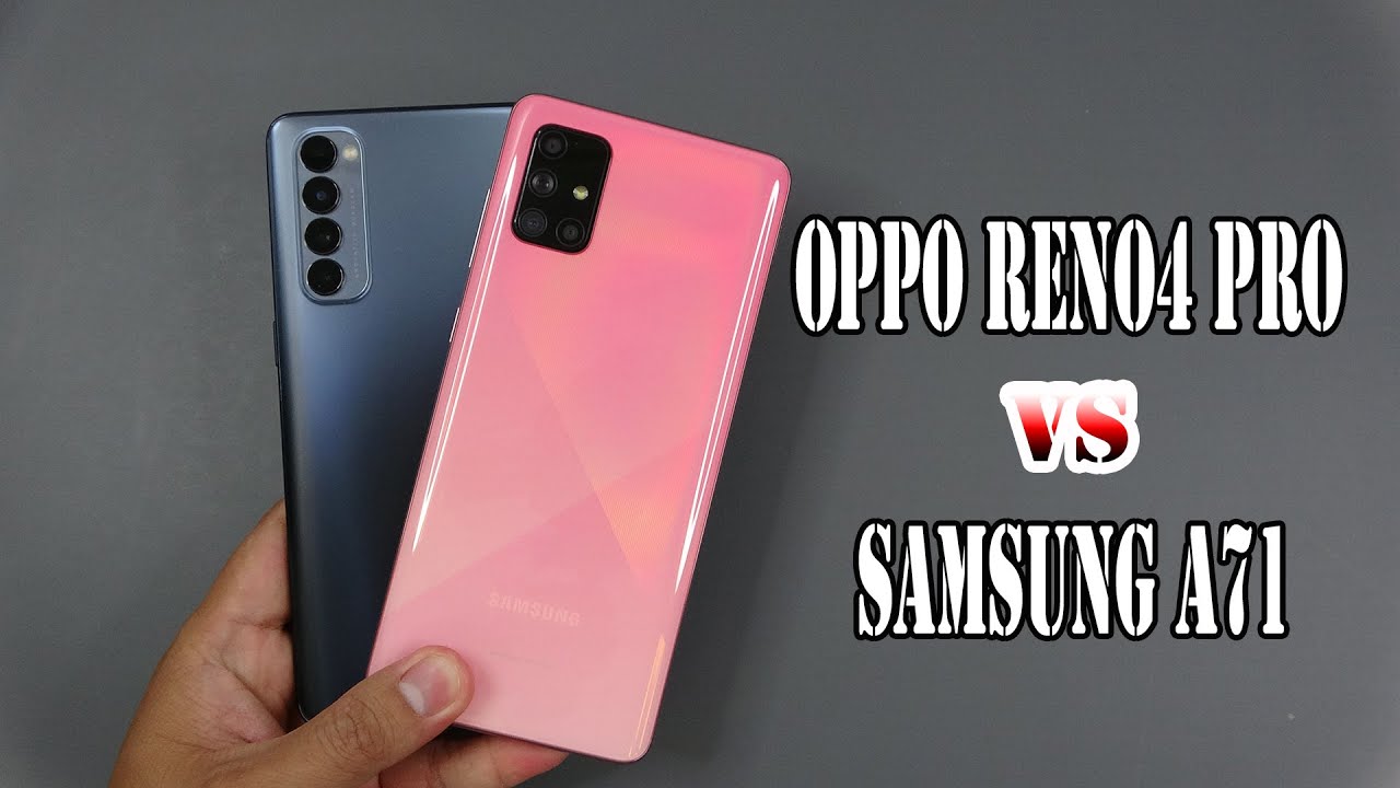 Oppo Reno4 Pro vs Samsung Galaxy A71 | SpeedTest and Camera comparison
