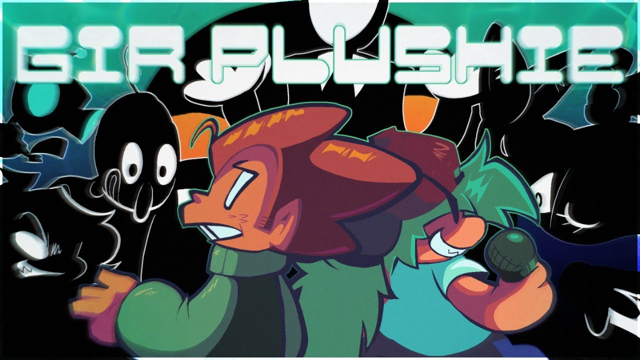 Friday Night Funkin: Gir plushie (Mod Showcase)