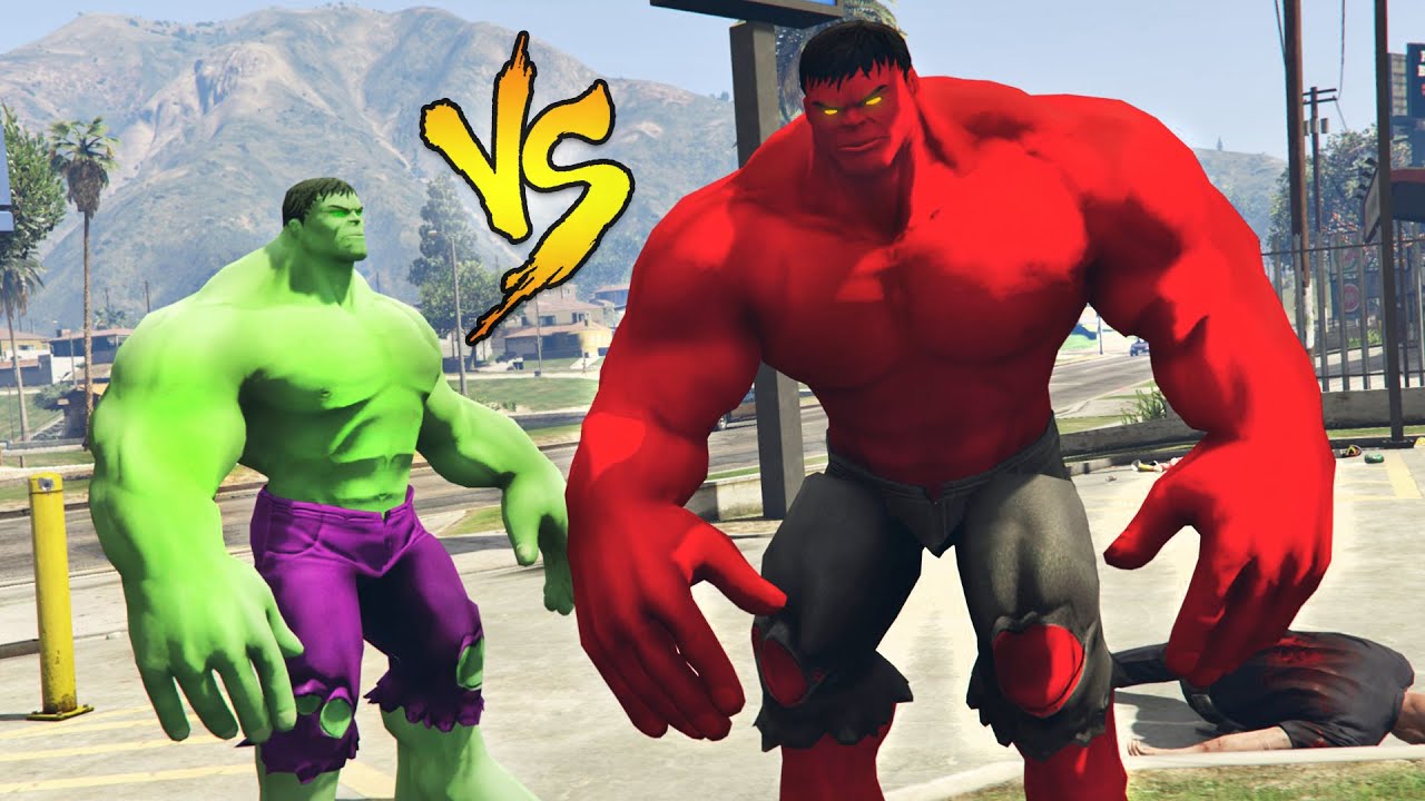 HULK vs RED HULK!